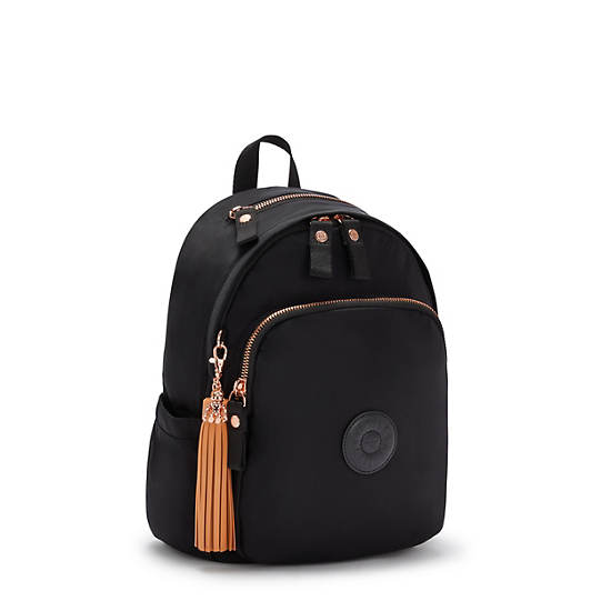 Kipling Delia Classic Rygsække Sort Lyserød | DK 1553TC